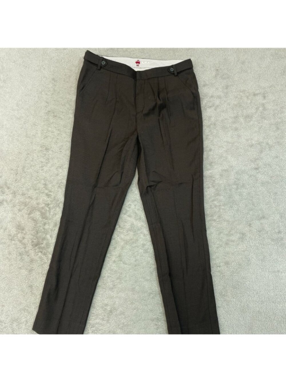 Brooks Brothers Women's 8 Brown Wool Blend Dress Pants Straight Leg  P0895 - Picture 9 of 12
